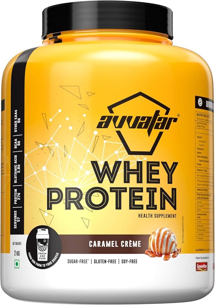 Avvatar Whey Protein | 2Kg | Caramel Cream