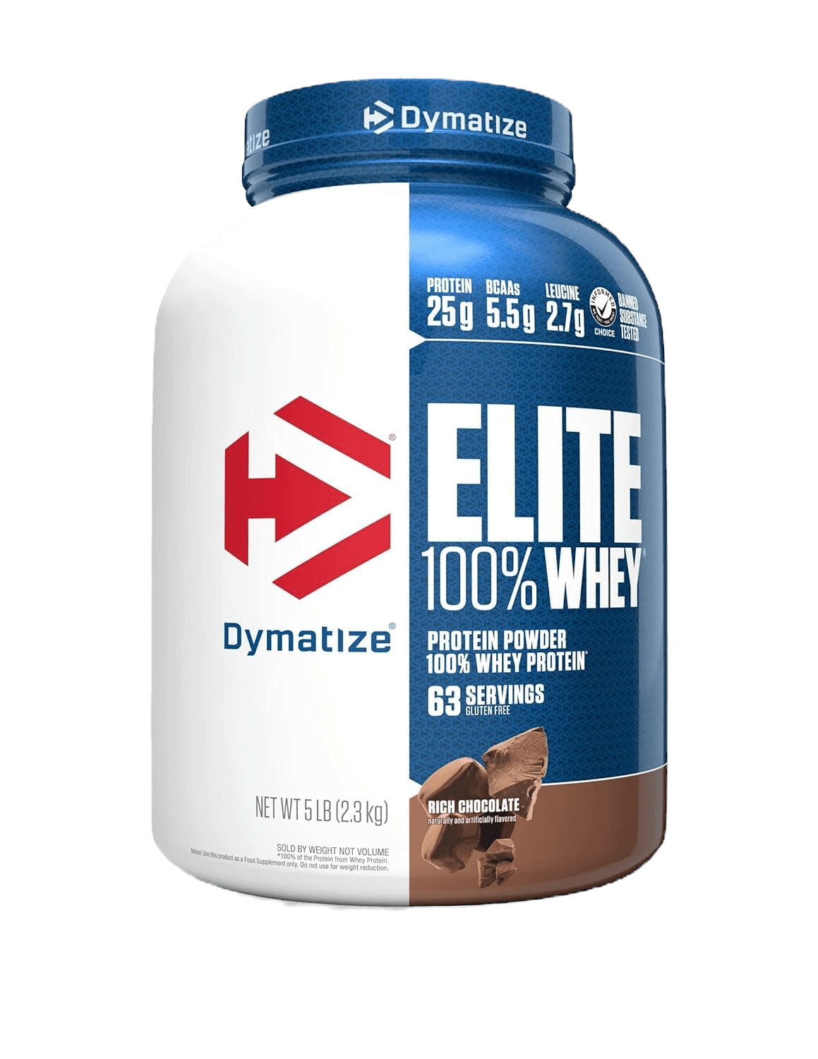 Dymatize Nutrition Elite Whey Protein | 2.3 Kg | Rich Chocolate