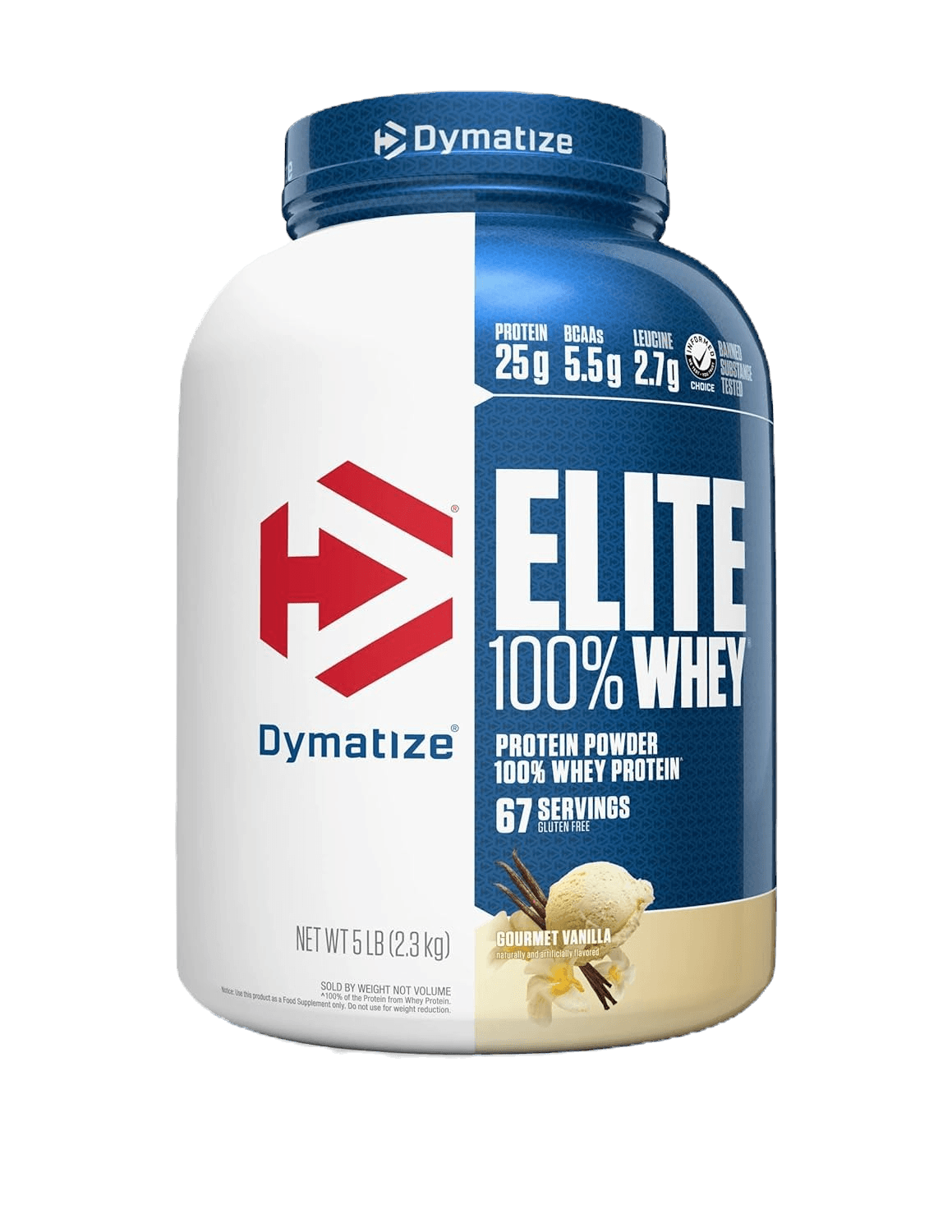 Dymatize Nutrition Elite Whey Protein | 2.3kg | Vanilla