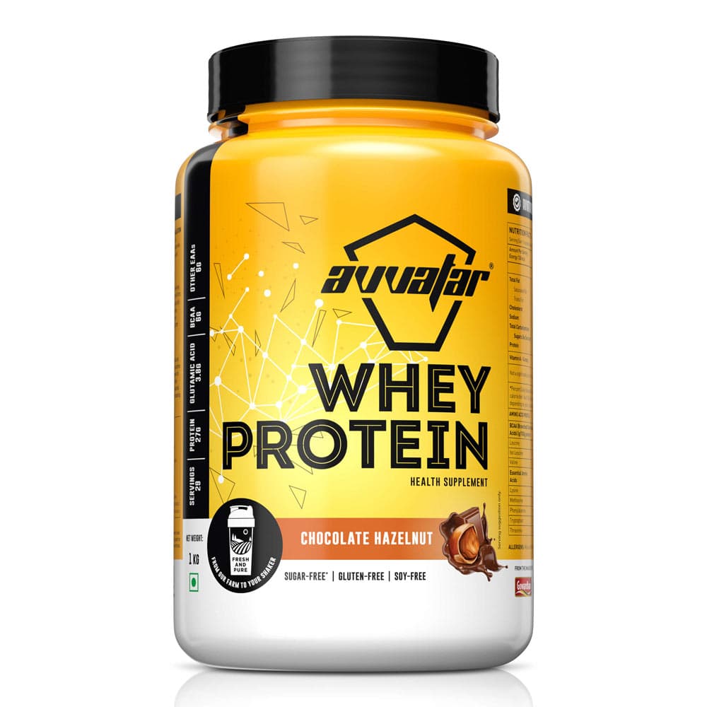 Avvatar Whey Protein | 1Kg | Chocolate Hazelnut