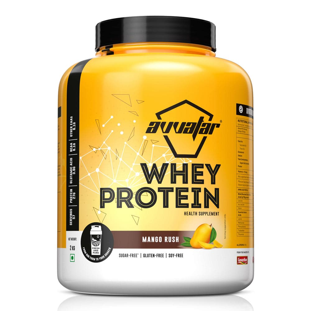 Avvatar Whey Protein | 2Kg | Mango Rush